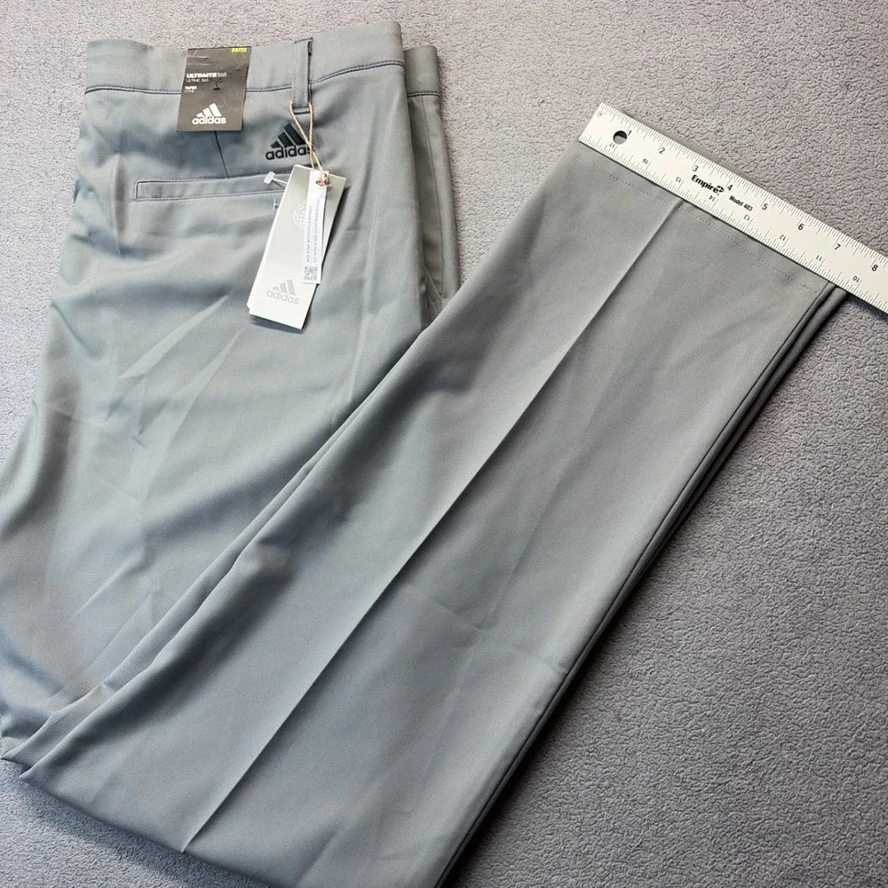 Adidas Ultimate360 Tapered Golf Pants Mens 38x32 Grey HA9134 New With Tags‎